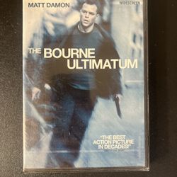 The Bourne Ultimatum (DVD, 2007, Widescreen) New Sealed