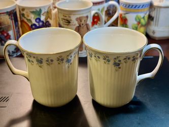 Set of 3 Royal Albert "Memory Lane" Fine Bone China Mugs