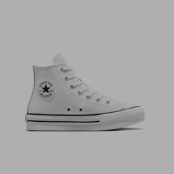 White Black Leather Converse 