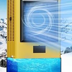 Swamp Cooler Air Conditioner, 41" Evaporative Air Cooler with 10.6 Gal Water Tank, 3 Speeds, 120°Oscillation, 3 Ice Packs, Outdoor Air 