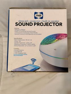 Sealy Sound Projector Sleep Aid Bluetooth Speaker