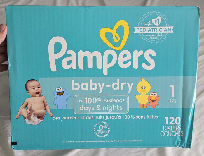120 Count Pampers