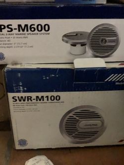 Alpine Marine Speakers Brand New In Box