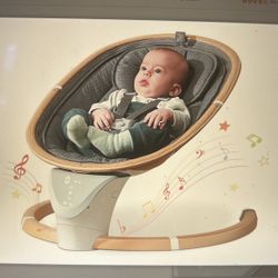 NEW BABY SWING FOR INFANTS. Baby Swing for Newborns with 5 Swing Speeds Timing Function & Music. Remote Control Portable Infant Swing 