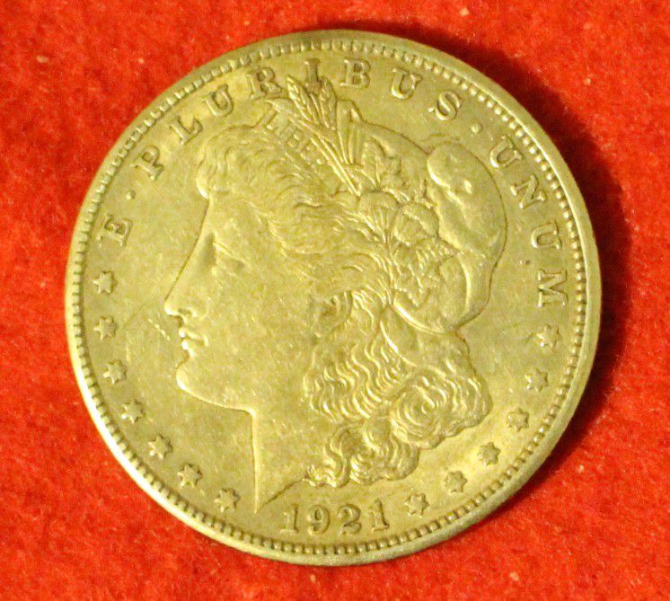 USA America 1921 S Morgan Silver Dollar Coin