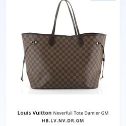 Louis Vuitton Neverfull GM Tote – Damier Ebene
