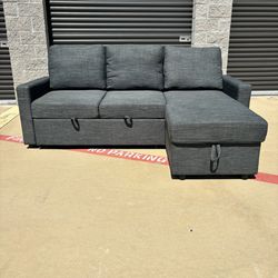Sectional Sleeper with Storage. Delivery Available. 