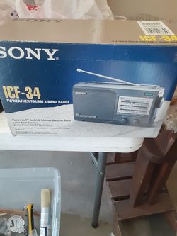 Sony tv weather FM and am radio