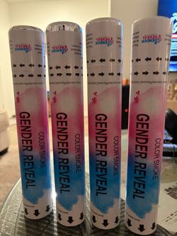 Gender Reveal Color Smoke Cannons – blue and pink