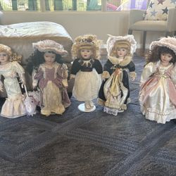 Porcelain Doll Lot