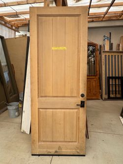 Oak wooden door 39x97 with frame