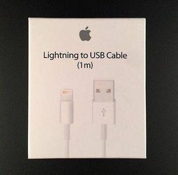NEW APPLE LIGHTNING USB CABLES - Four Pack Retail Box