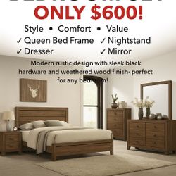 4 Pc Queen Bedroom Set