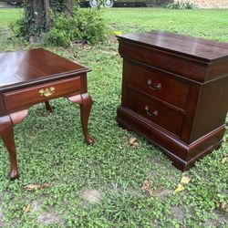 Two End Tables - Side Tables 
