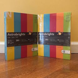 Astrobrights Lunar Blue & Solar Yellow Paper