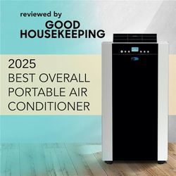 Whynter Portable Air Conditioner 14,000 BTU & Heater with Dual Hose Dehumidifier & Cooling Fan for 500 Sq Ft Rooms, Includes AC Unit Window Kit, ARC-1