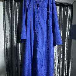 Graduation Gown L Royal Blue (Brewer)