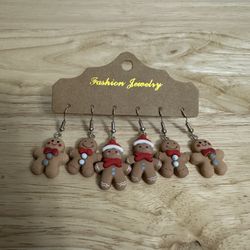🎄 Cute Gingerbread Christmas Set – 3 Different Styles (Adorable!)