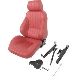 Procar by Scat Rally Reclining Bucket Seats - Driver & Passenger Seats Red