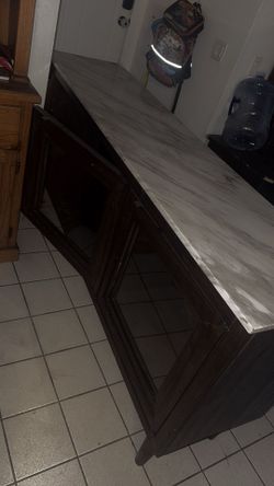 Marble top Cabinet 