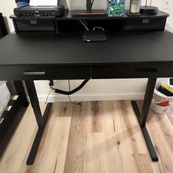 Electric Height-Adjustable Desk – Black 47”