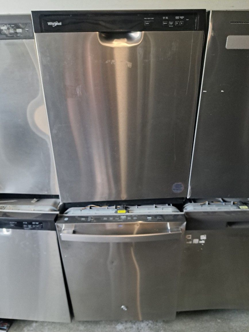 Dishwasher's new never use open box.They might have dinner or scratches