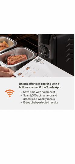 Tovala Smart Oven Pro, 6-in-1 Countertop Convection Oven - Steam, Toast,  Air Fry, Bake, Broil, and Reheat - Smartphone Control Steam & Air Fryer  Oven