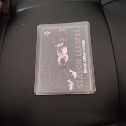 1993-94 Upper Deck Michael Jordan "Season Leaders - Scoring" - Card #166