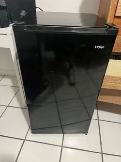 1.7c ft Haier Black Refrigerator