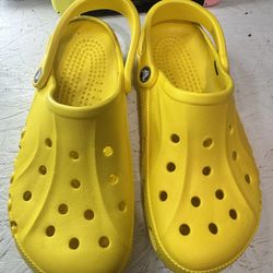 Yellow Crocs 
