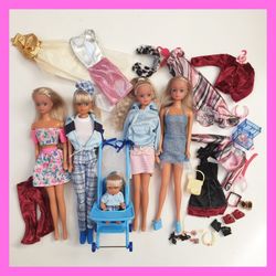 Vintage Steffi Love Doll Simba Toys Barbie Clone Fashion Clothes Accessories