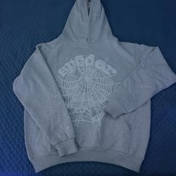 Grey Spider Hoodie