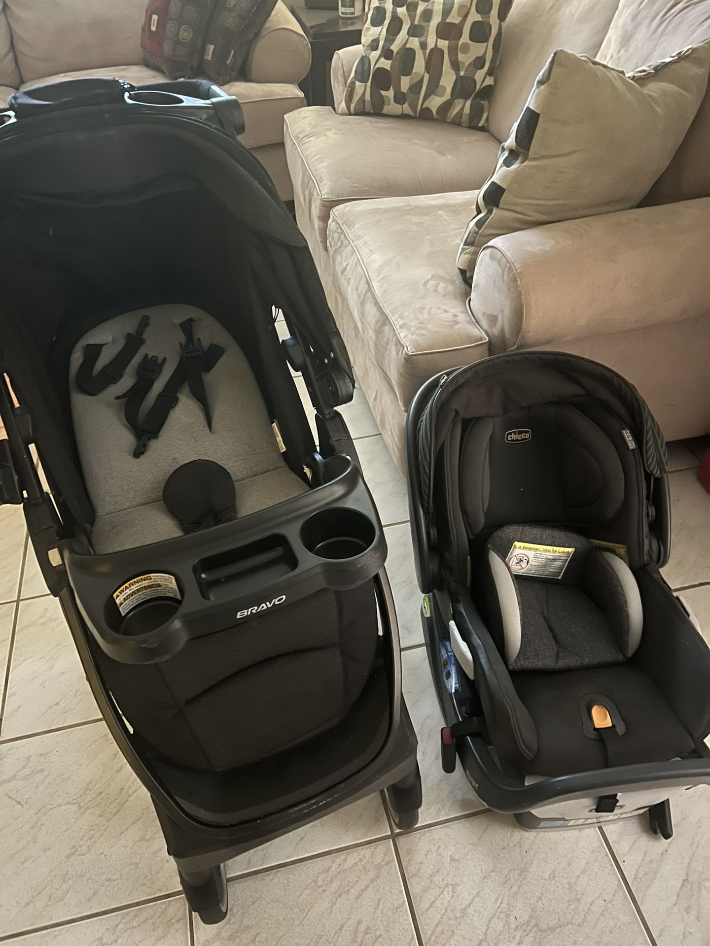 Chicco Stroller with Car Seat