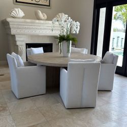 DESIGNER Dining Table and Chairs 