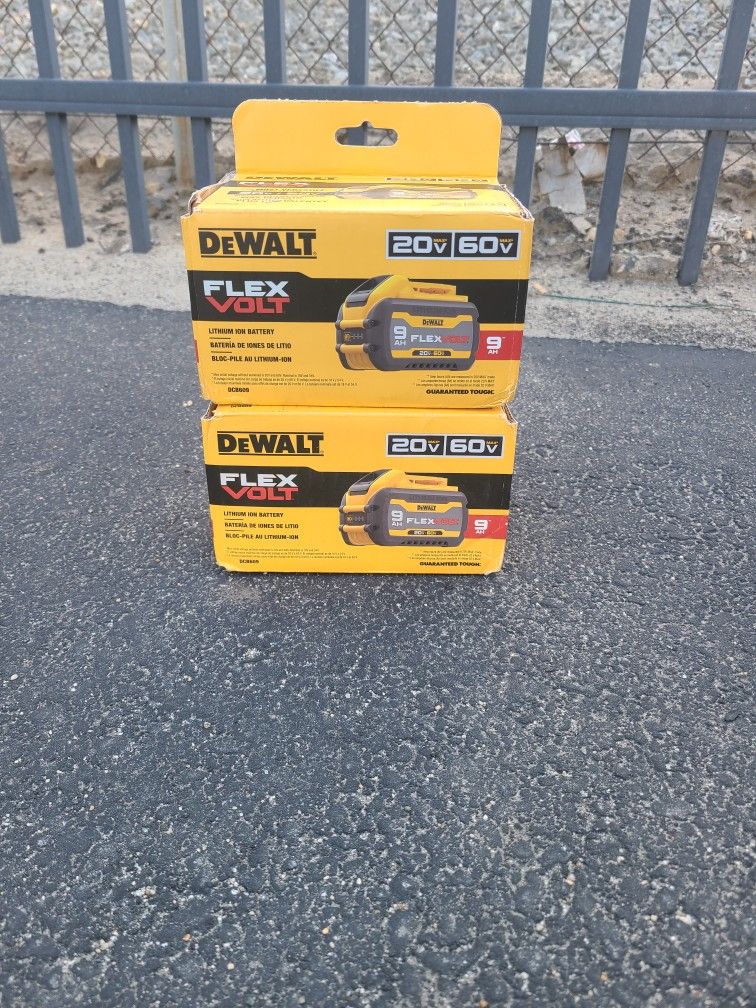 Dewalt 9ah Batteries Both For $300