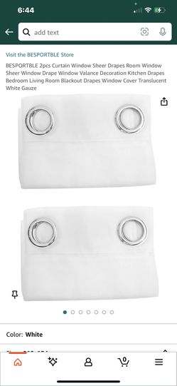 White Window Curtains 96 Inch 