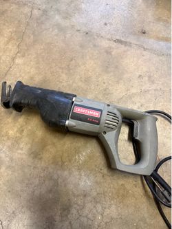 Craftsman 6 speed reciprocating saw wired