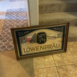Vintage Beer Mirror 