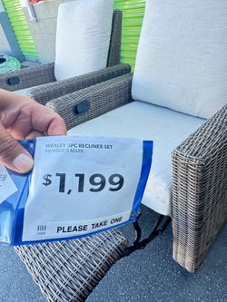 Member's Mark Wexley 2 Piece Recliner Set