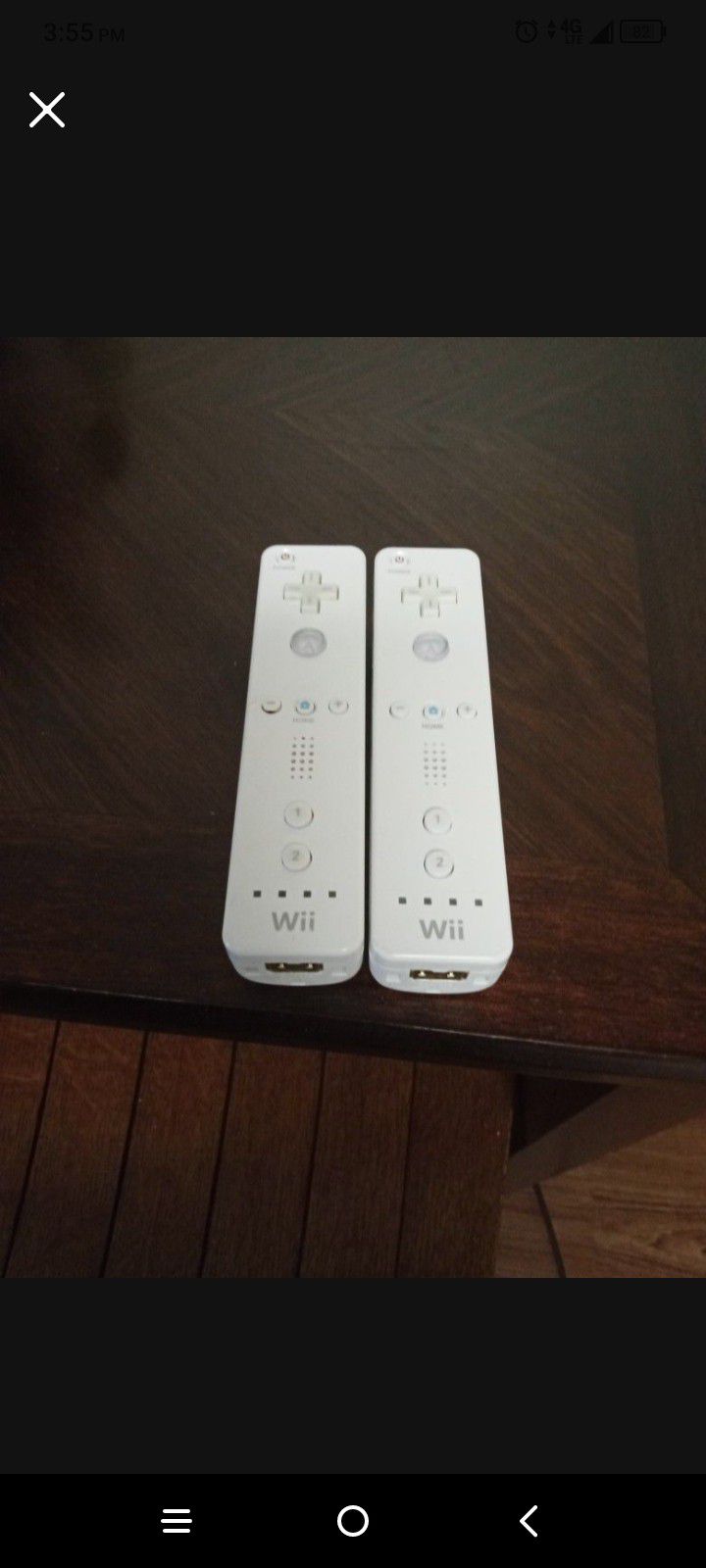2 Wii Controllers 
