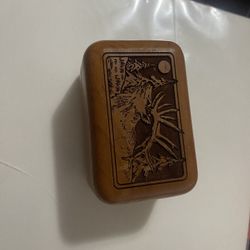 Wilderness Woods Etched Mini Keepsafe Box