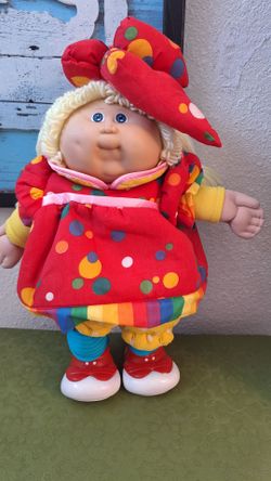 Clown Cabbage Patch doll