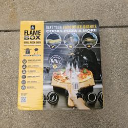NEW Flame Box Grill Pizza Oven Unopened