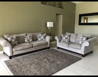 Sofa and love seat set