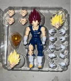 Ultra Ego Vegeta and Blackhole toys Vegeta