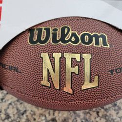 Autographed Russell Wilson football