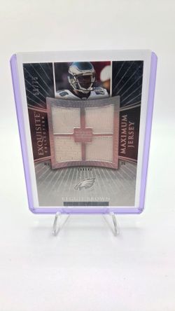 2006 Upper Deck Exquisite Collection Maximum Jersey Reggie Brown Eagles Relic #59/75