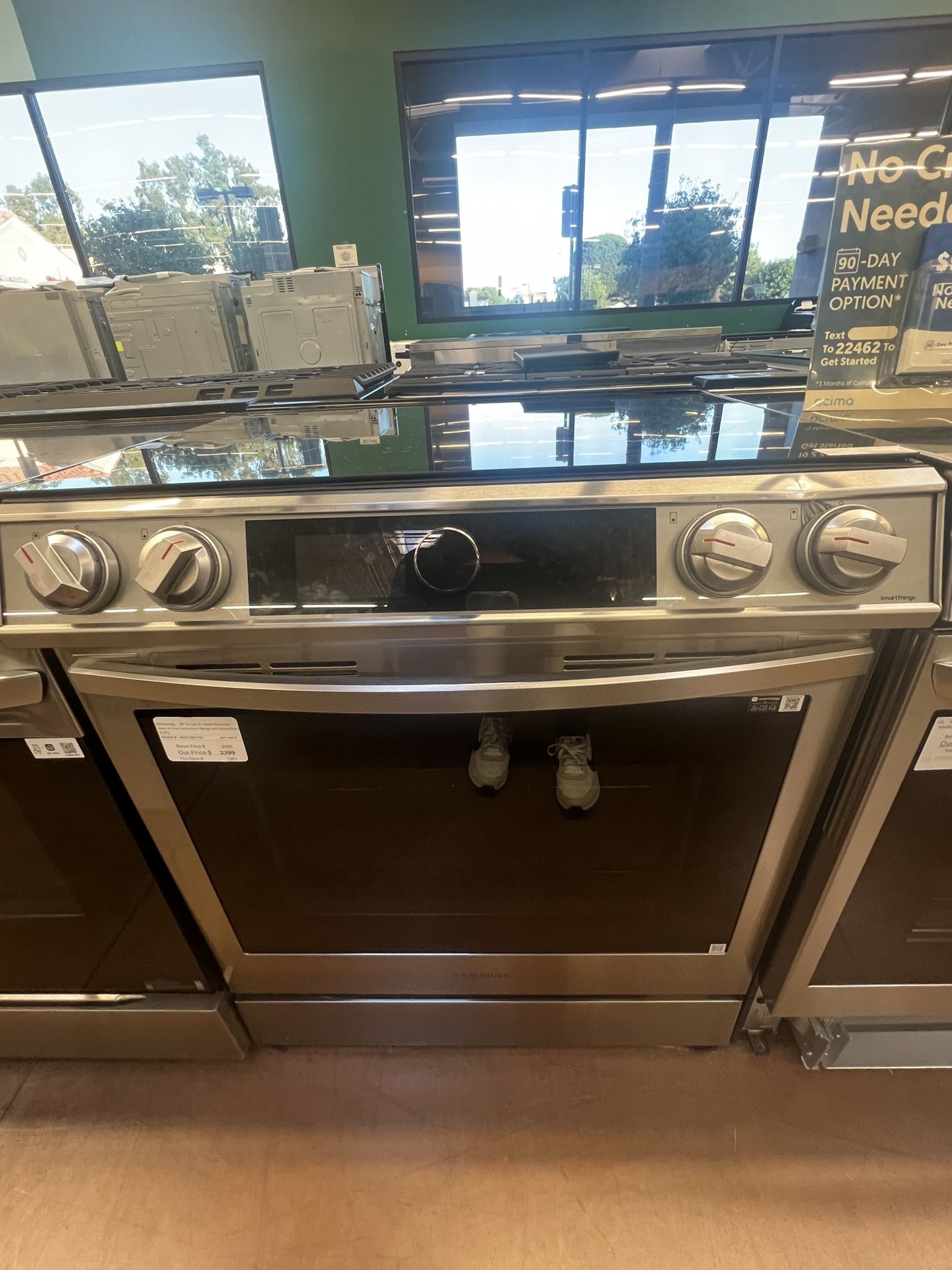 Samsung 30" 6.3 cu. Ft. Smart Induction Slide-in True Convection Range with Smart Dial & Air Fry