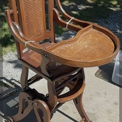 Vintage High chair & Rocker $365 OBO