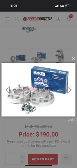 H&R Wheel Spacers 20MM  5x114.3     $160 For 2 Or $320 For All 4.
